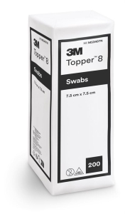 TOPPER 8 NW Kompressen 5 x 5 cm unsteril, 200 Stück