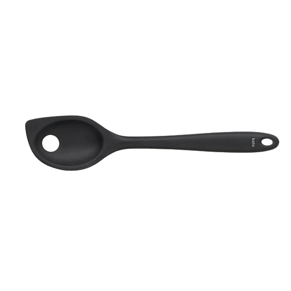 Spatule à pâte ajourée 28,5 cm Tom noir Kela