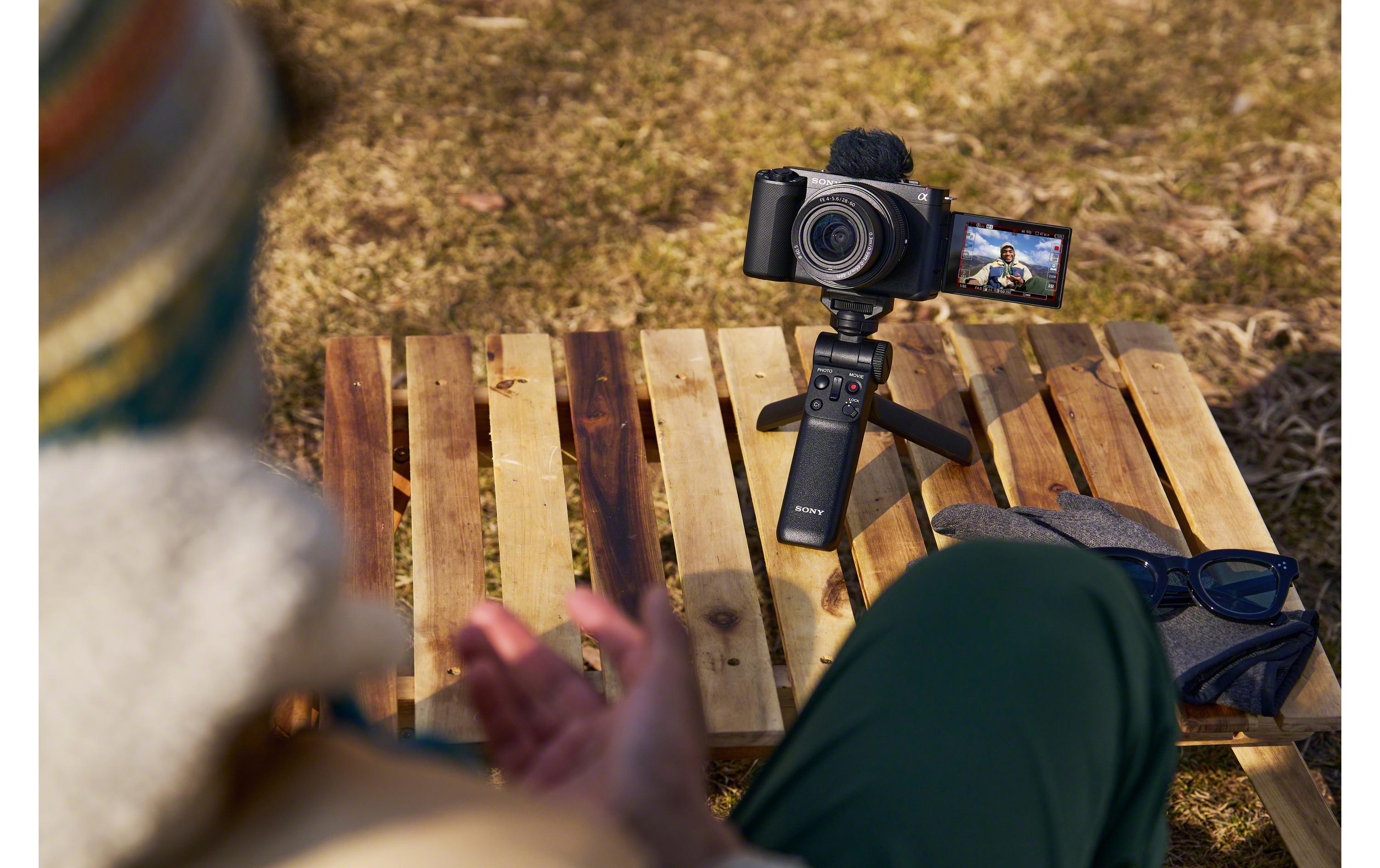 Fotokamera ZV-E1 mit 28–60-mm-Zoomobjektiv<br>Vollformat-Vlog-Kamera – Nutzen Sie Ihr volles Vlogging-Potenzial