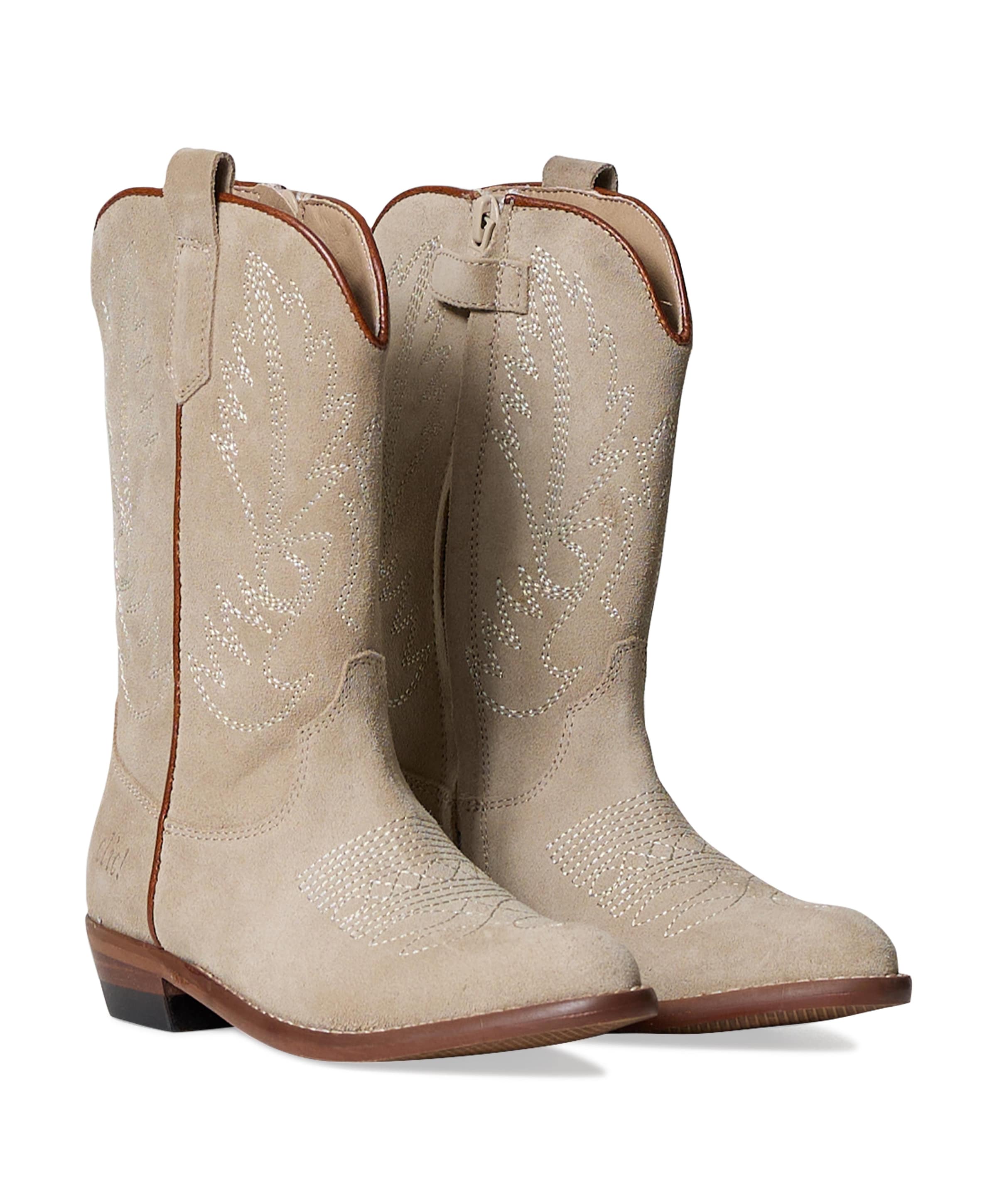 Clic! Country cuero meisjes laarzen beige
