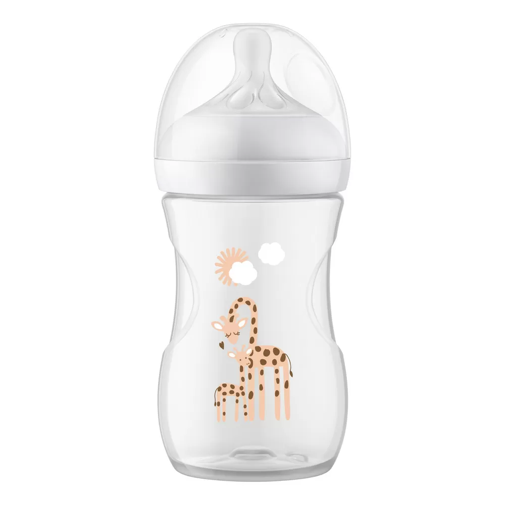 Philips Avent Natural Response Sutteflaske Giraf 1 mdr.  - 260 ml.