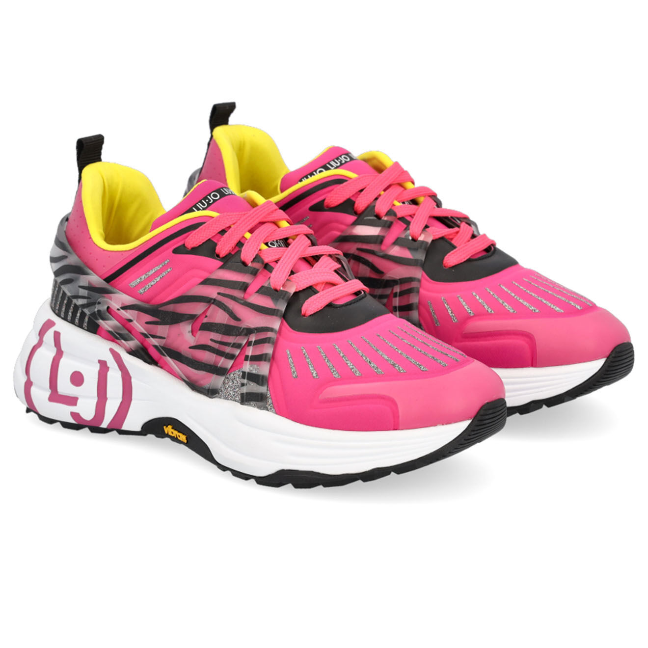 Liu-Jo Sneakers Nandina rose/noir/jaune