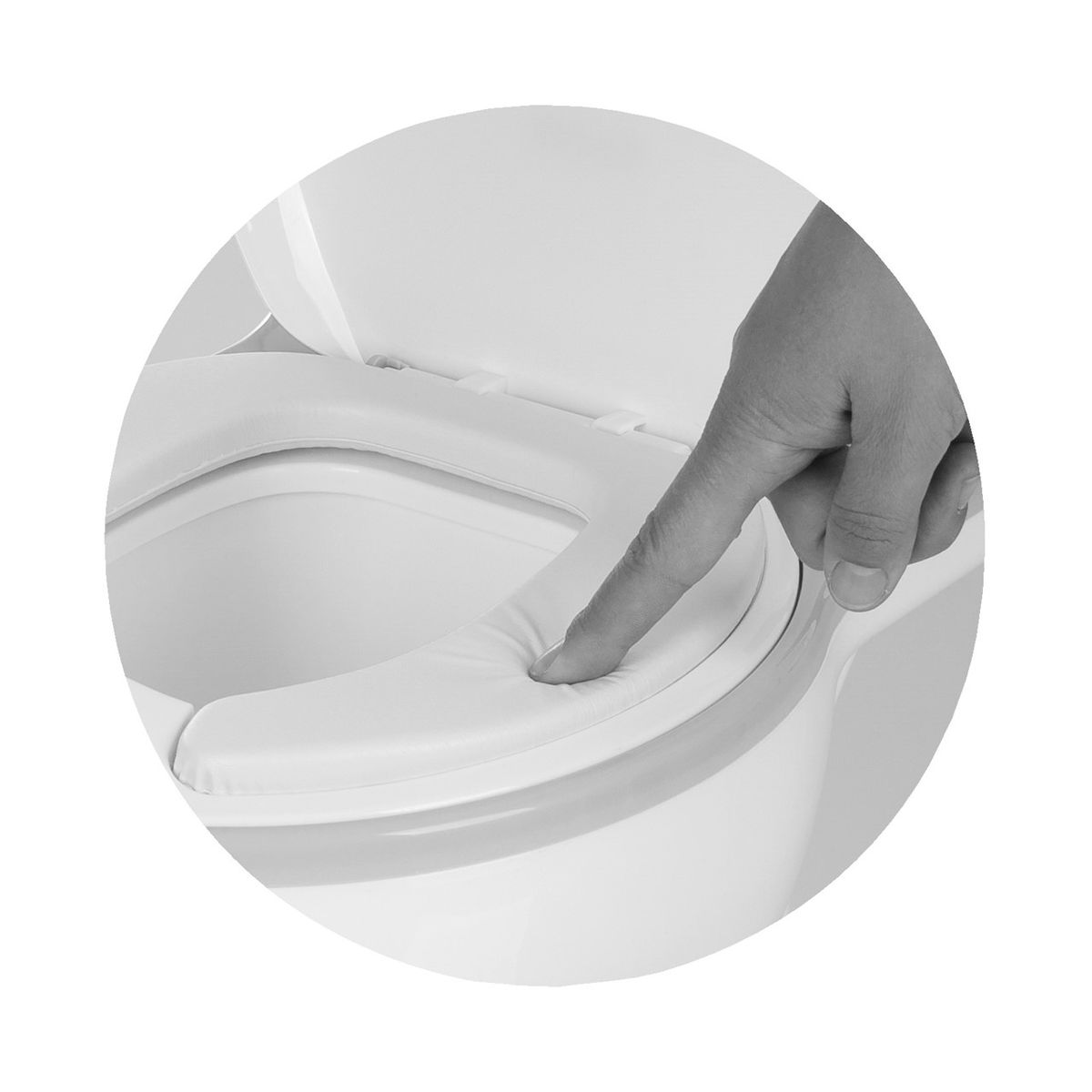 Chipolino Töpfchen Lux mit Musik Toilettenpapierfach Behälter abnehmbar bis 20kg grau