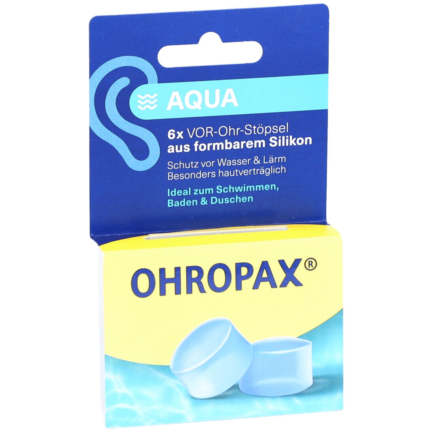 OHROPAX® Silicon AQUA – Schutz für Ihre Ohren beim Schwimmen
