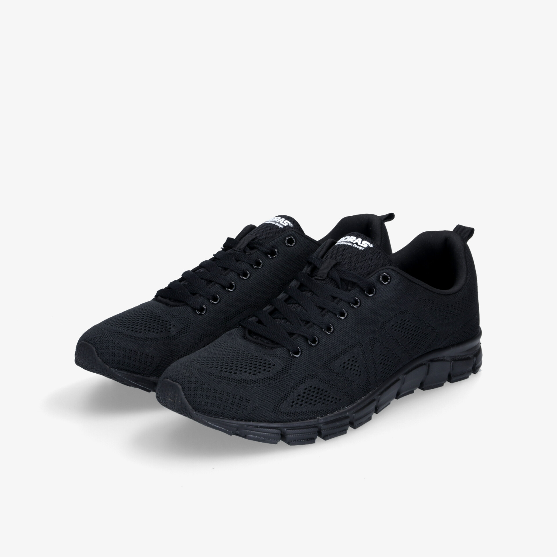 BORAS Herren Sneaker Low schwarz