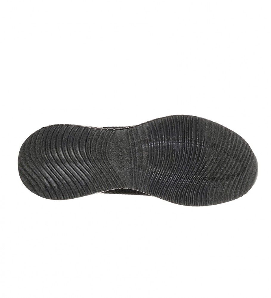 Tênis Skechers Bobs Sport Squad Tough Talk preto com espuma viscoelástica