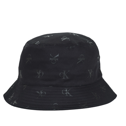 Calvin Klein Jeans - SPORT ESSENTIALS BUCKET HAT AOP - Noir