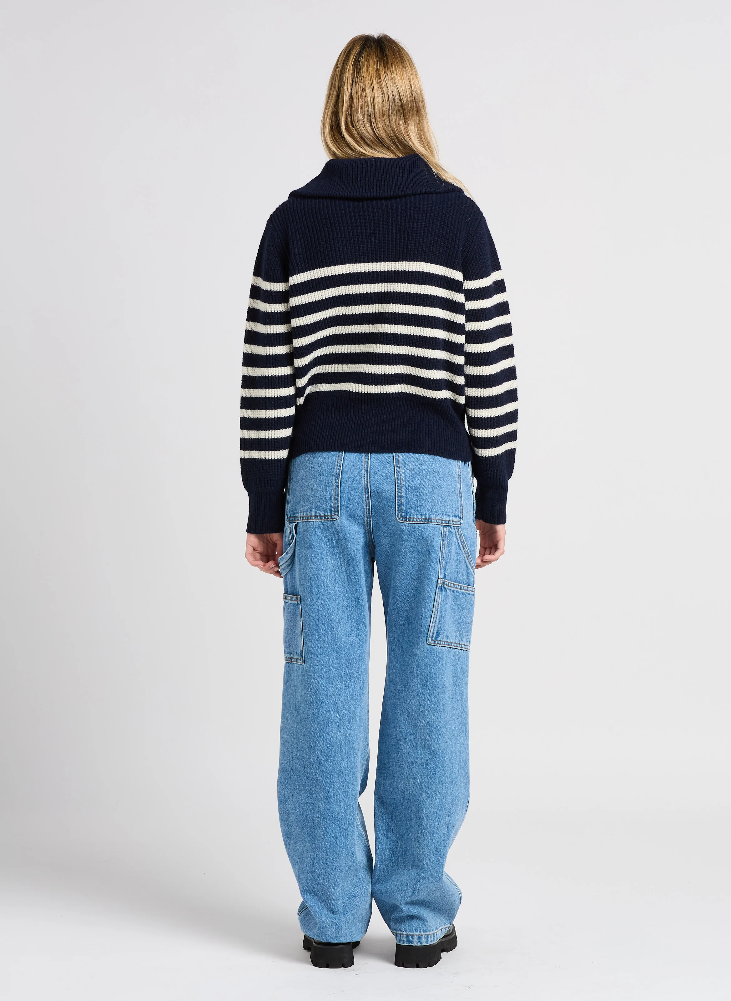 ROCA - Jean droit en coton | Bleu