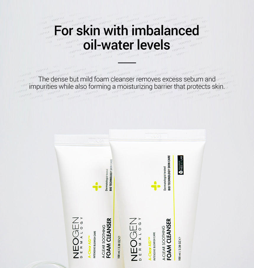 Neogen - Dermalogy A-Clear Aid verzachtende schuimreiniger
