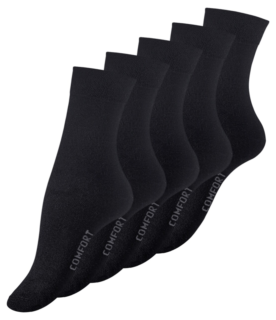 Cotton Prime® 10 Paar Socken ohne Gummibund