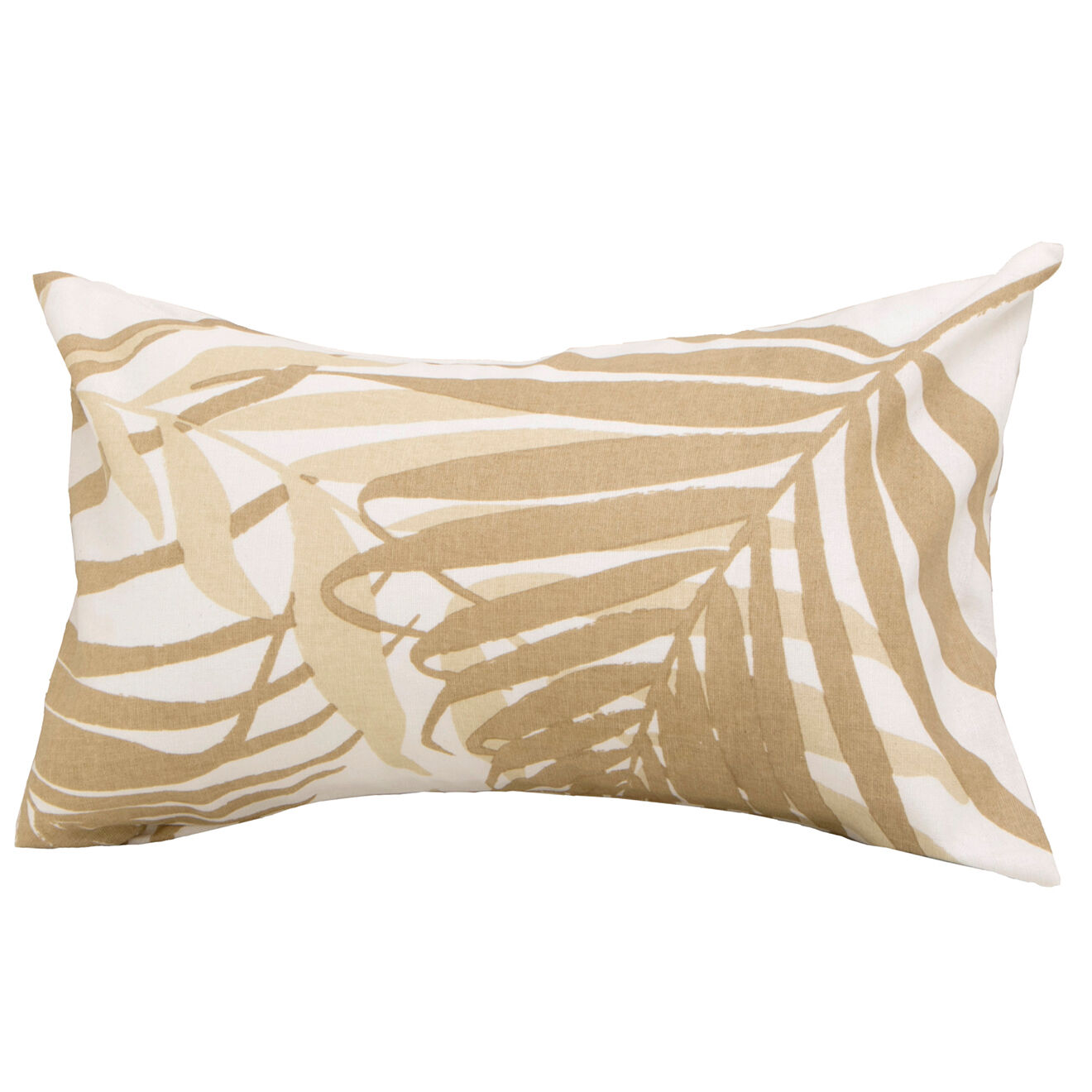 Febronie Coussin de plage en Coton Jungle sable - 40x25 cm