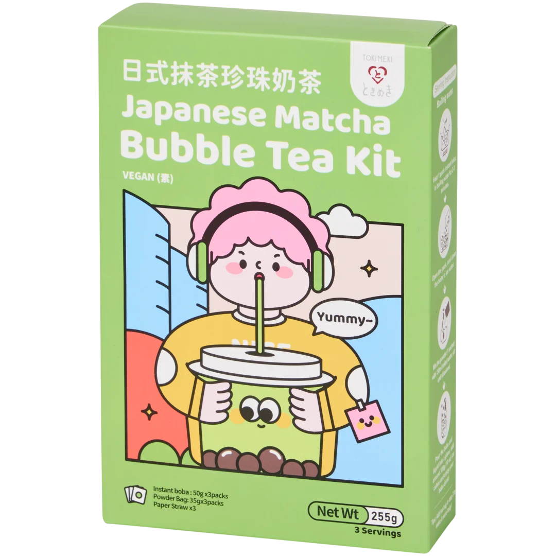 Kit bubble tea Tokimeki Matcha Japonais