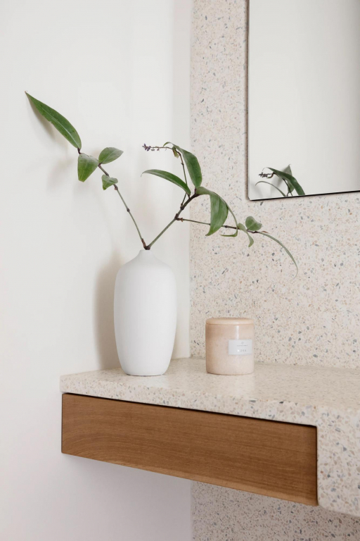 Blomus Ceola vaas 21cm beige