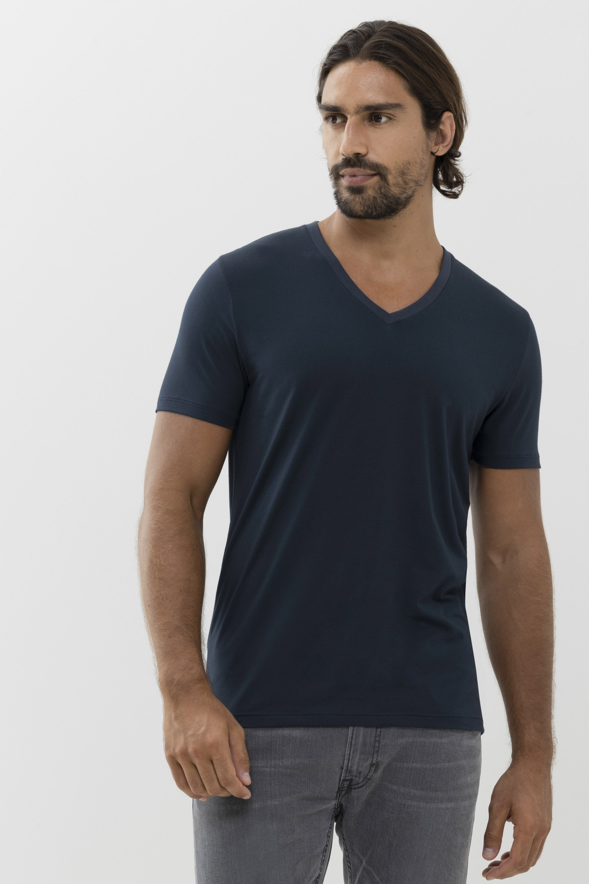 V-Neck<br>Dry Cotton Colour