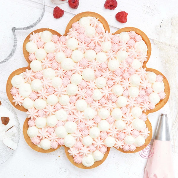 Cercle à tarte perforé Marguerite Scrapcooking