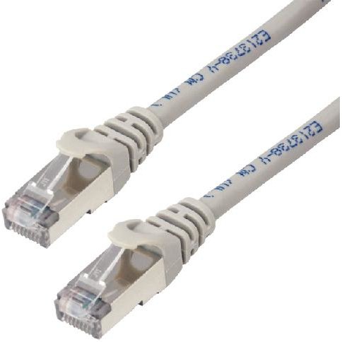 MCL 30m Cat6a F/UTP câble de réseau Gris F/UTP (FTP)