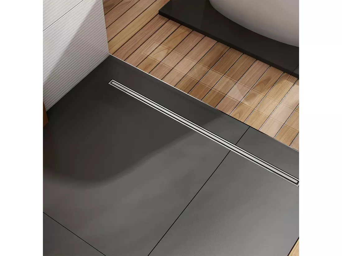 Drain Linéaire Rea Eco360 Slim 90 Chrome