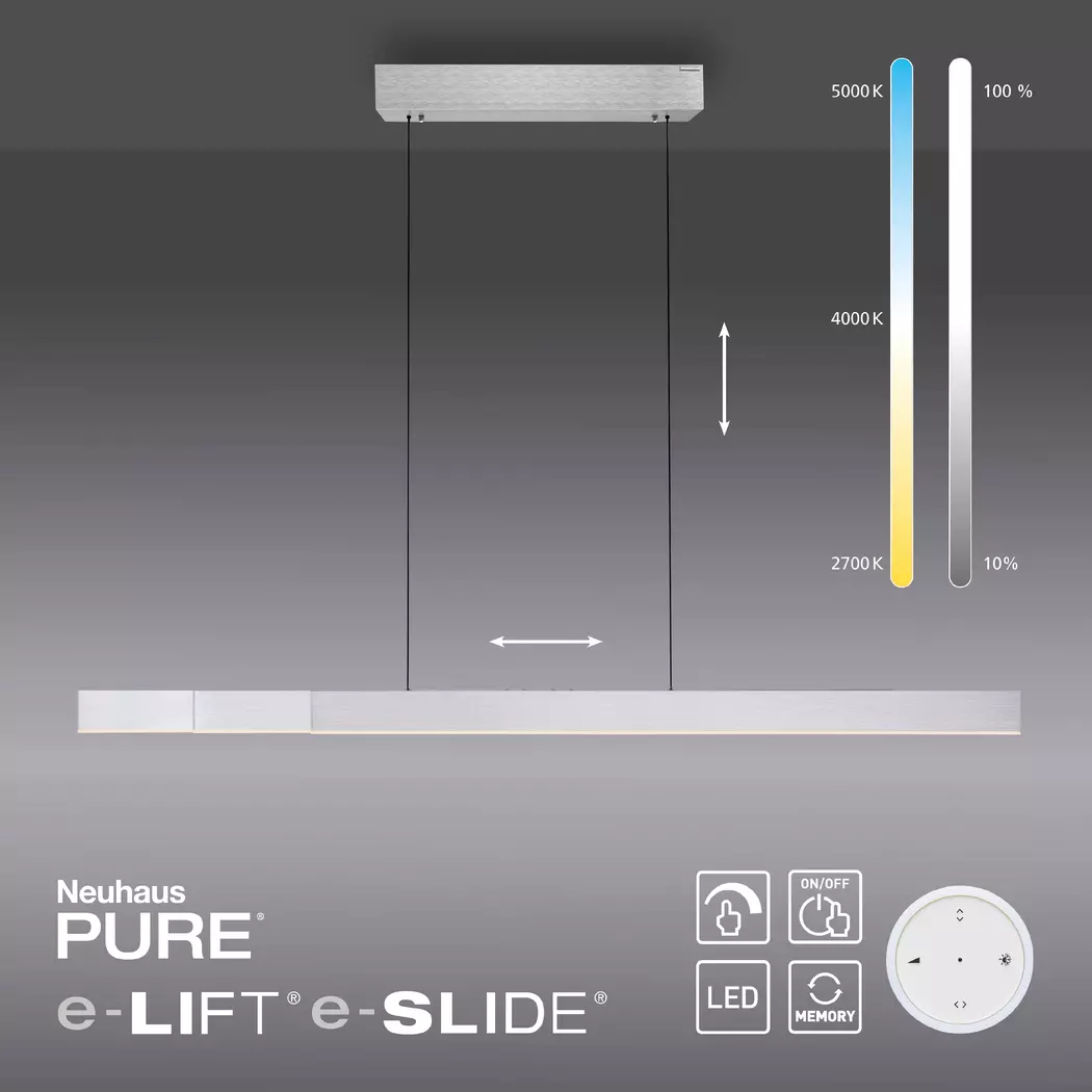LED-Pendelleuchte Pure E-Mot