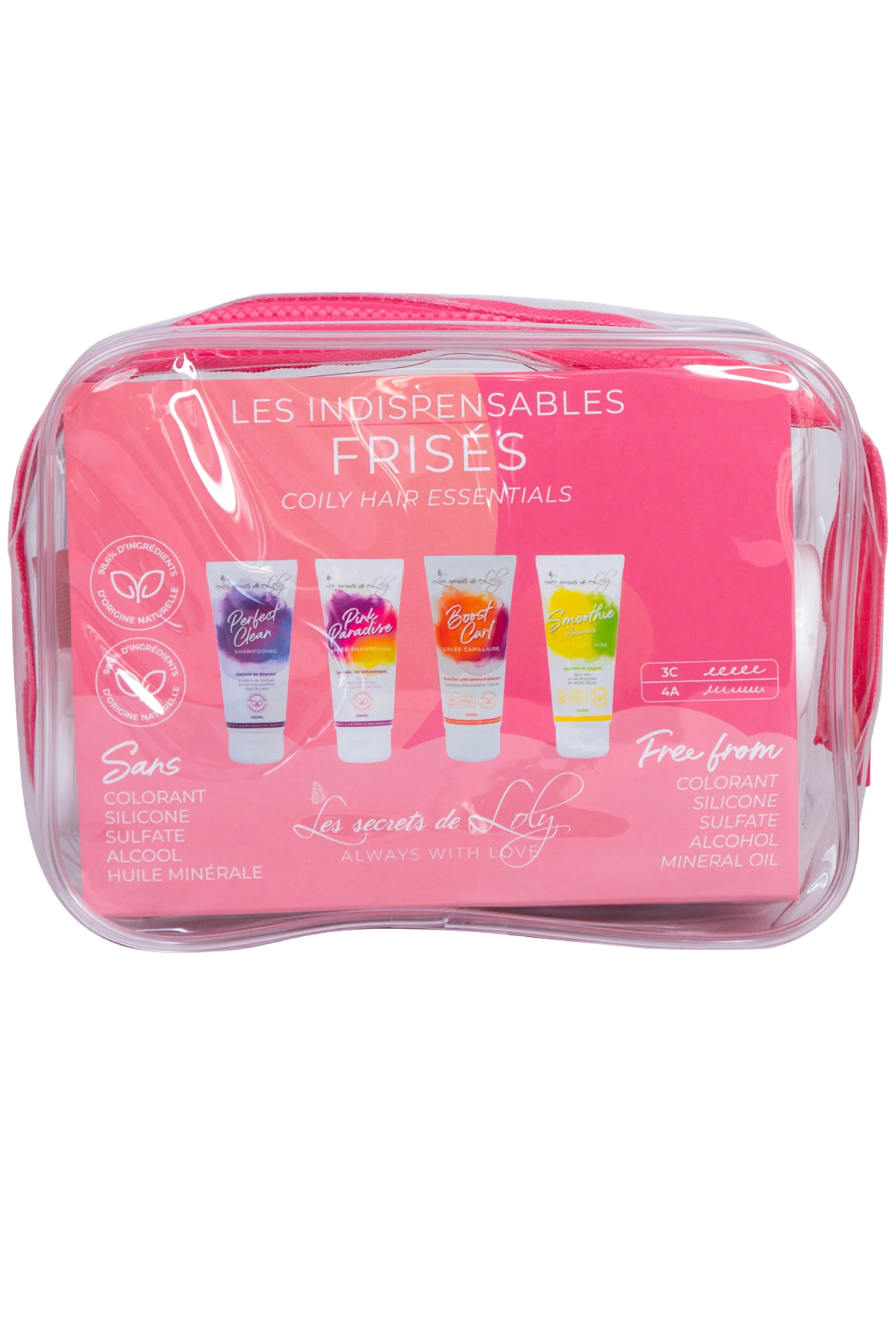 Les Secrets de Loly Trousse Les indispensables pour cheveux frisés-400 ml