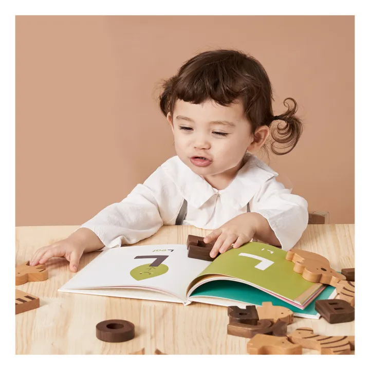 OIOIOOI Blocs alphabet en bois
