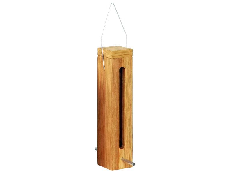 LUXUS-VOGELHAUS Futterspender für Wildvögel, 5 x 5 x 23 cm, Futtersäule zum Aufhängen