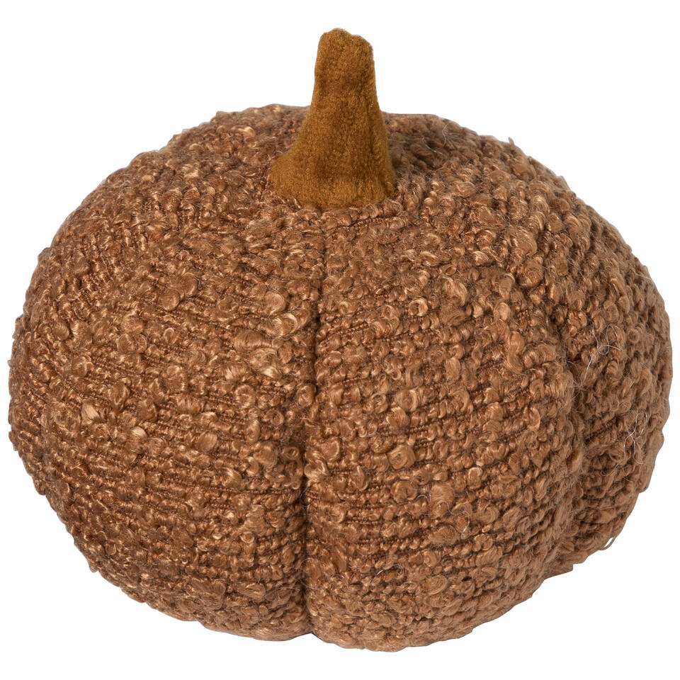 Kussen Pompoen Boucle Terra