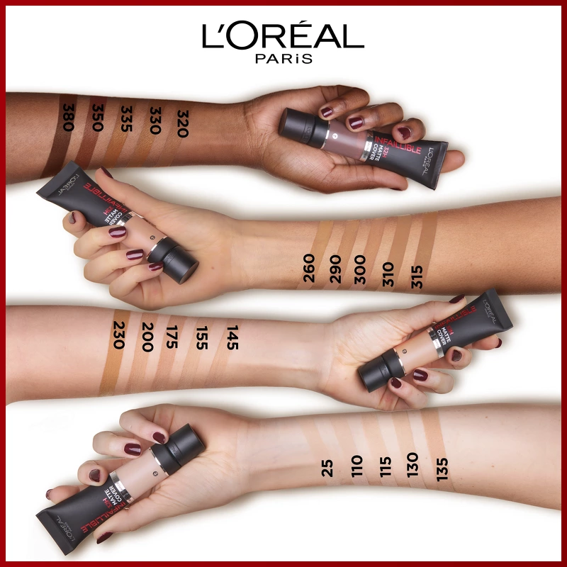 L'Oréal Paris Cosmetics Infaillible 32H Matte Cover Foundation SPF 25 - 30 ml - 115 Warm Undertone