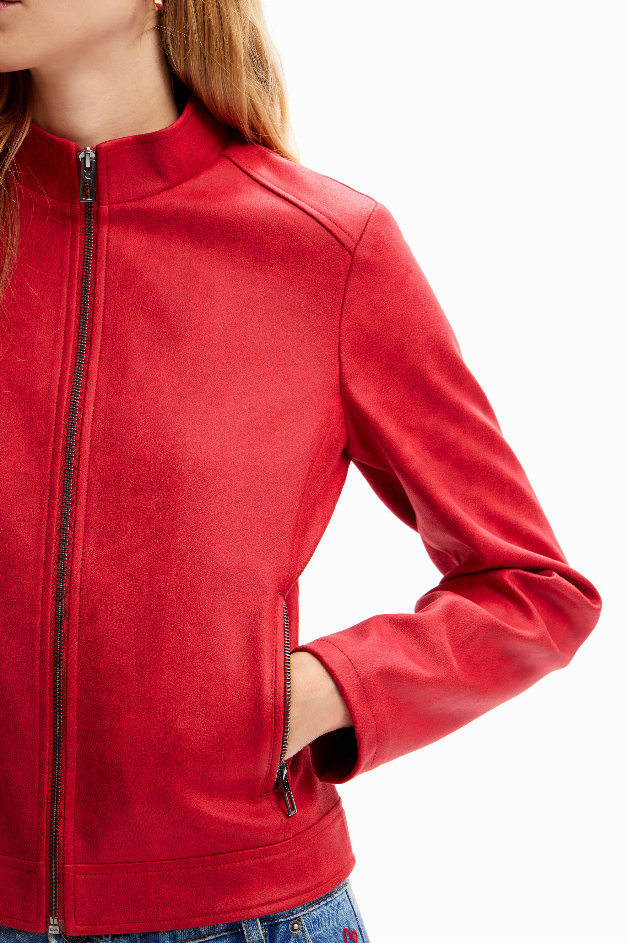 Jaqueta de motociclista slim