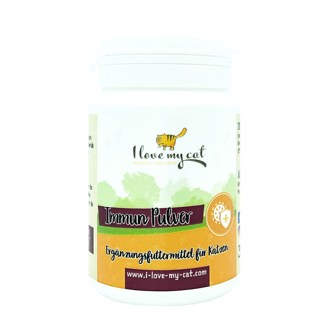 I love my cat Sparset für Katzen mit IBD - Nassfutter mit Insekten + Immun Pulver + Jutebeutel