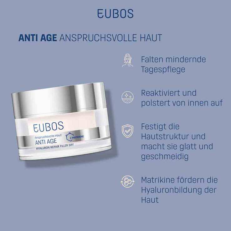 Eubos Hyaluron Repair Filler Day Creme, 50 ml