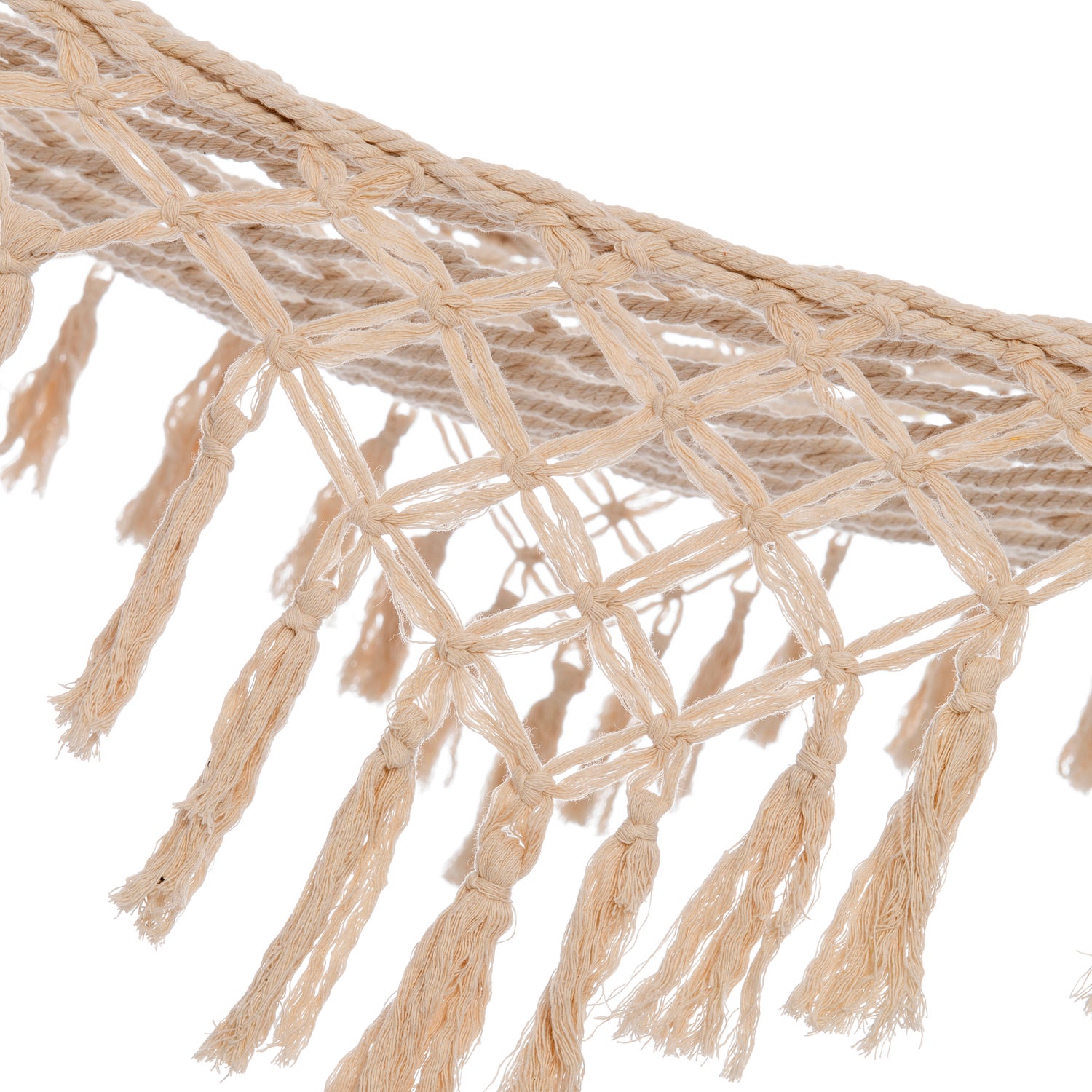 Intratuin hangmat met franje 200 x 100 cm
