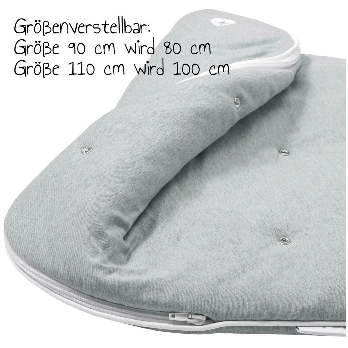 Nordic coast companyNordic coast company   Baby Schlafsack grau 70 cm