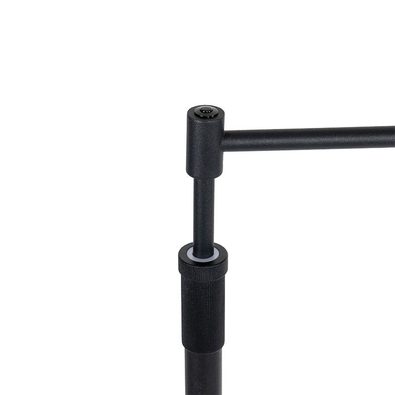 Design vloerlamp zwart incl. LED met touch dimmer - Notia