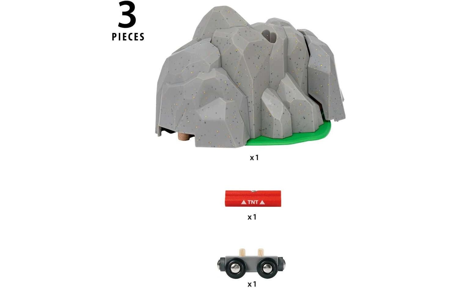 BRIO World Exploding TunnelSprengtunnel mit Waggon