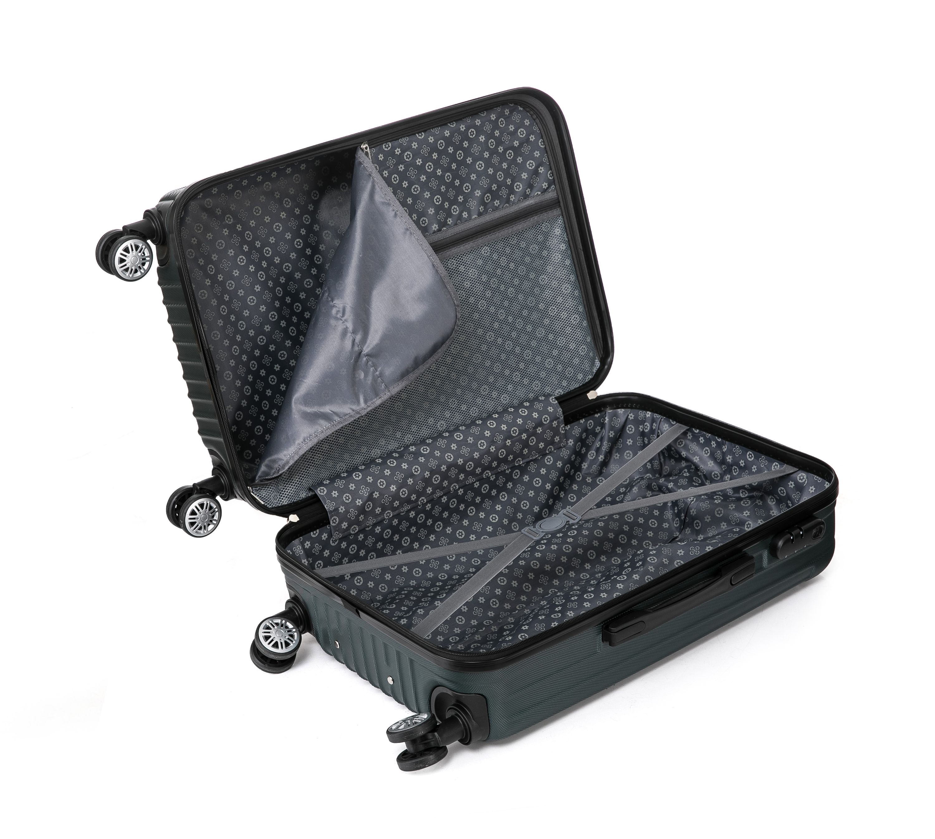 Reisekoffer Hartschalenkoffer LINN 5er Set smaragd