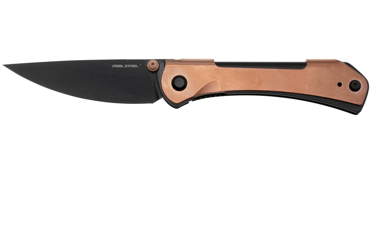 Real Steel SYLPH 7141GB, Black Nitro-V, Rose Gold Hardware zakmes, Poltergeist design