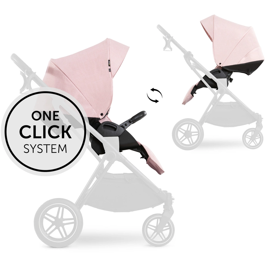 hauck Sportwagenaufsatz Vision X Melange Rose