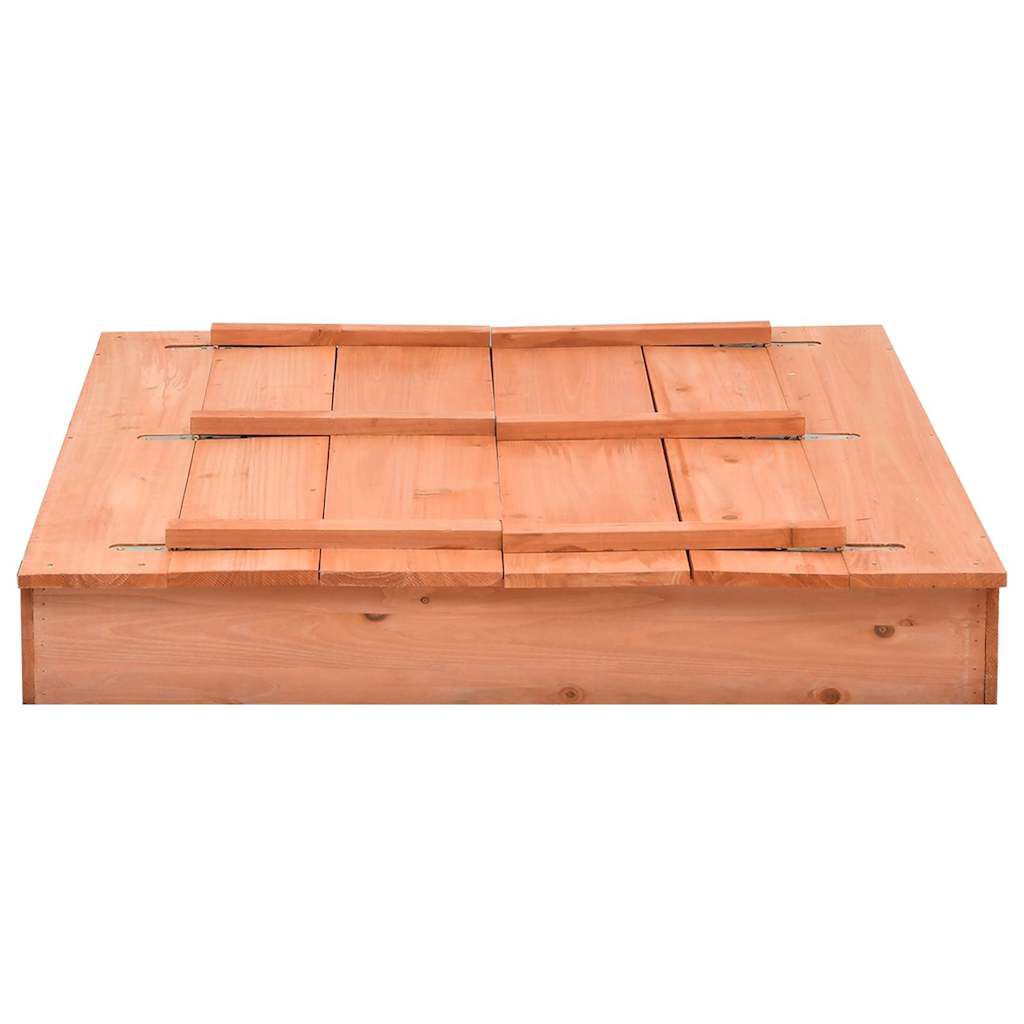 vidaXL Zandbak met deksel vurenhout 95 x 90 x 15 cm