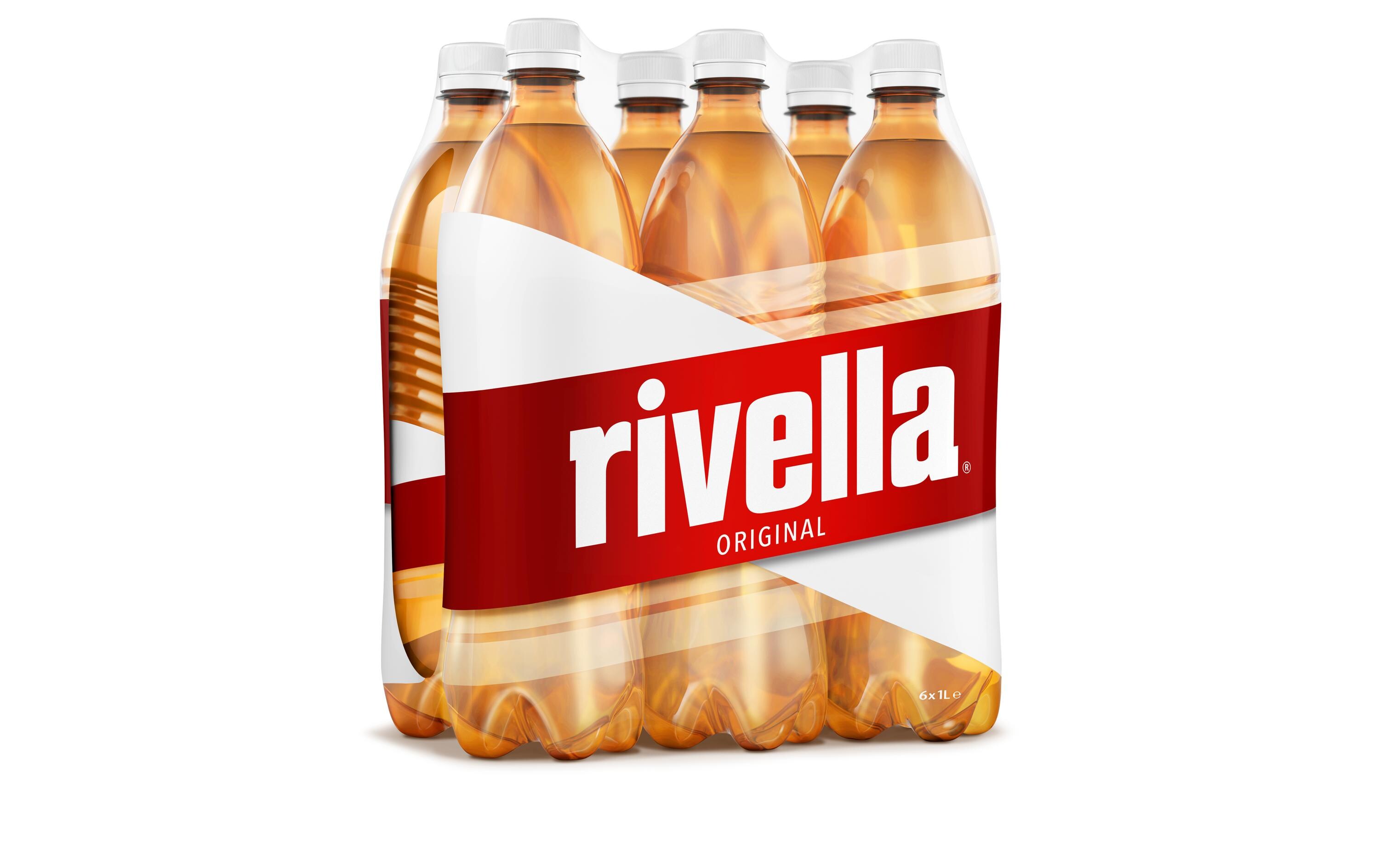 Soft-Drinks Rivella Rot 6 x 1 lErfrischendes Getränk mit Milchserum