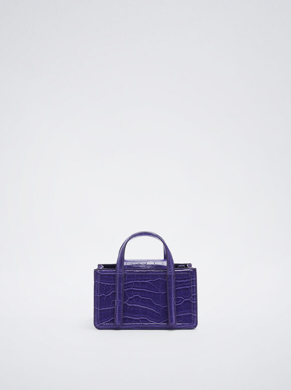 Bolsa com estampa animal - Violeta