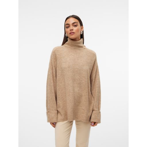 Vero Moda Jupiter Striktrøje, Silver Mink, M