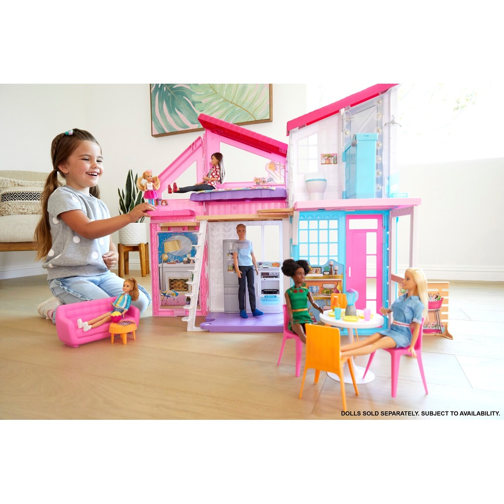 Barbie Malibu Haus mit 6 Zimmern und 25 Accessoires