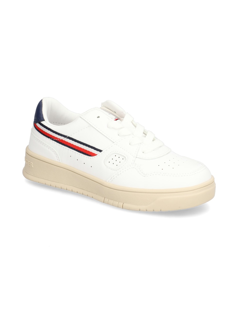 STRIPES LOW CUT LACE-UP SNEAKER