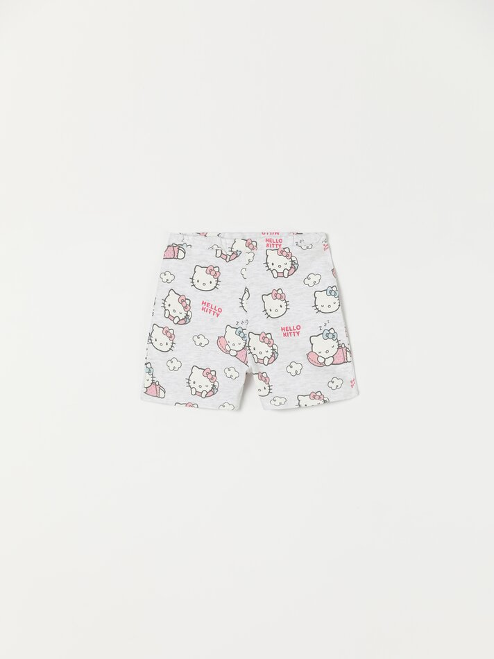 Conjunto de pijama Hello Kitty ©Sanrio com 2 peças - Cinza Mesclado