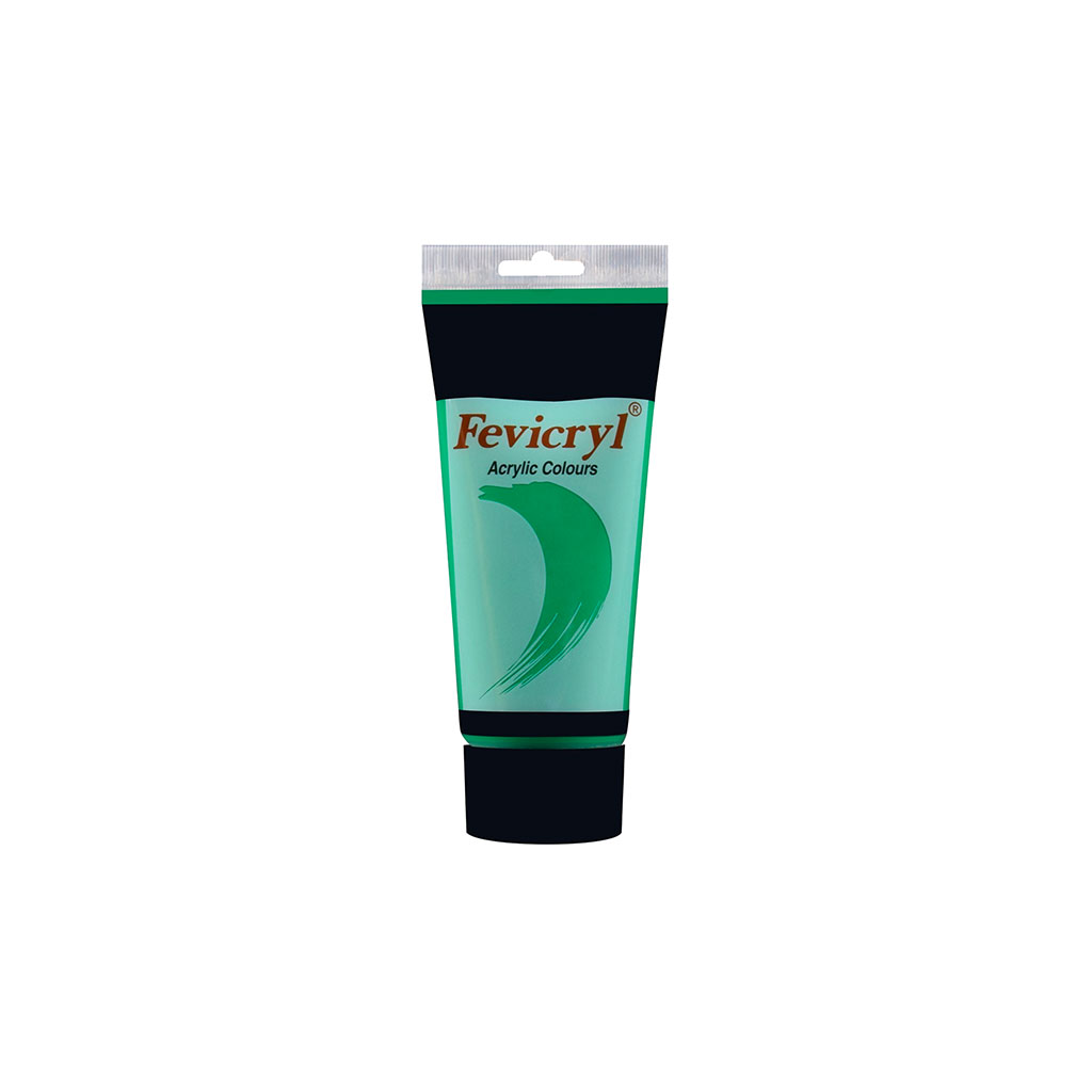 Tube peinture acrylique émeraude 200ml