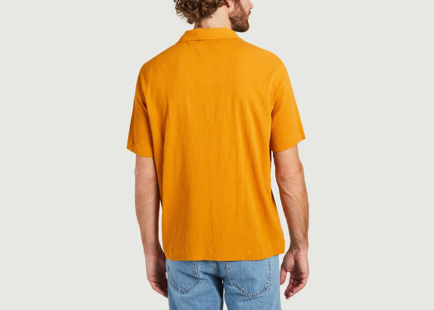 Chemise Wave Crinkled SS certifié GOTS KCA
