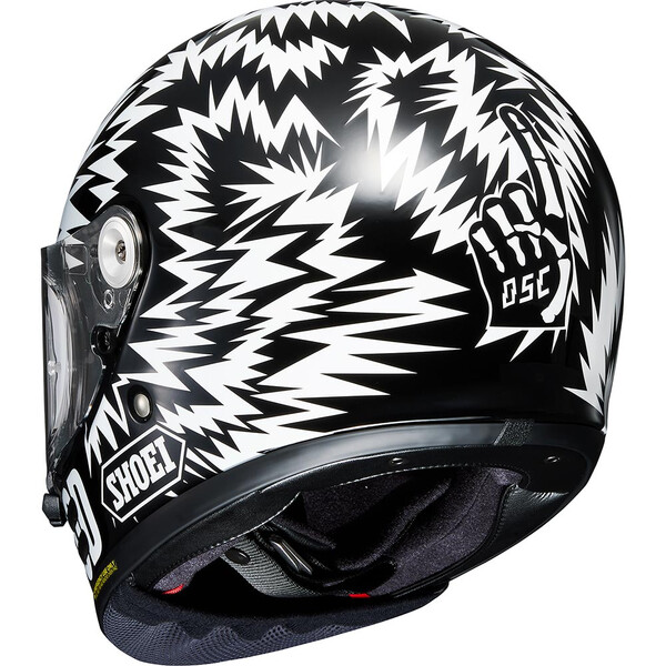 Shoei - Casque Glamster 06 Neighborhood X DSC TC-5 / Noir / Blanc