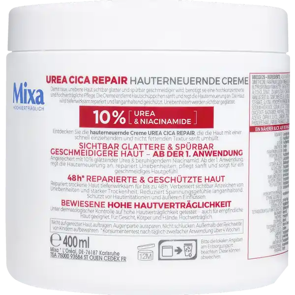 Pflegecreme Urea Trockene & Raue Haut