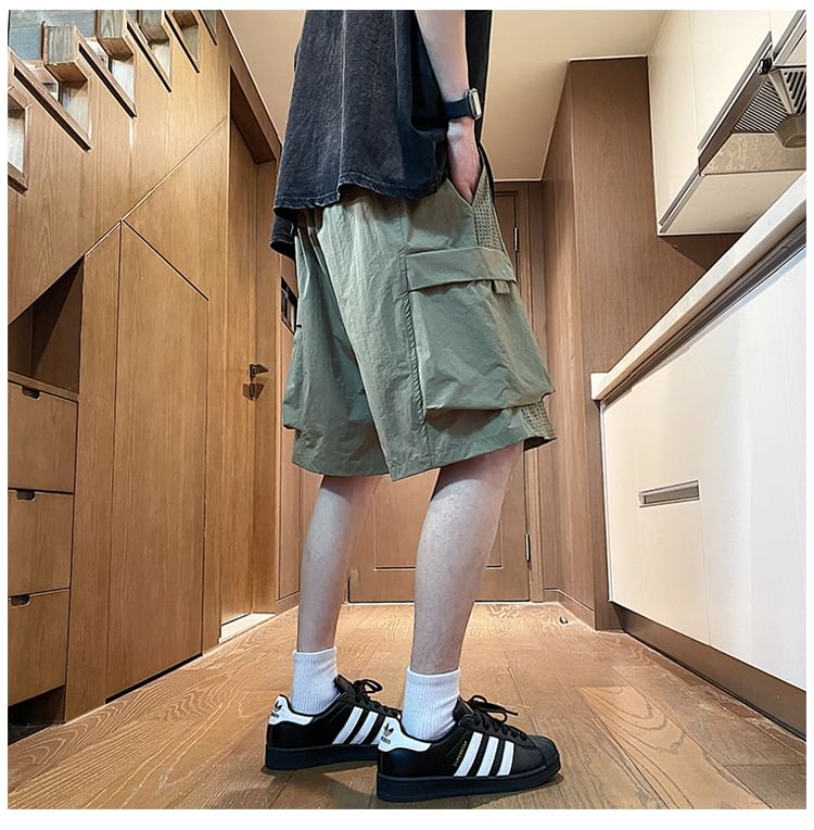 emeisa - Shorts met halfhoge taille en letters