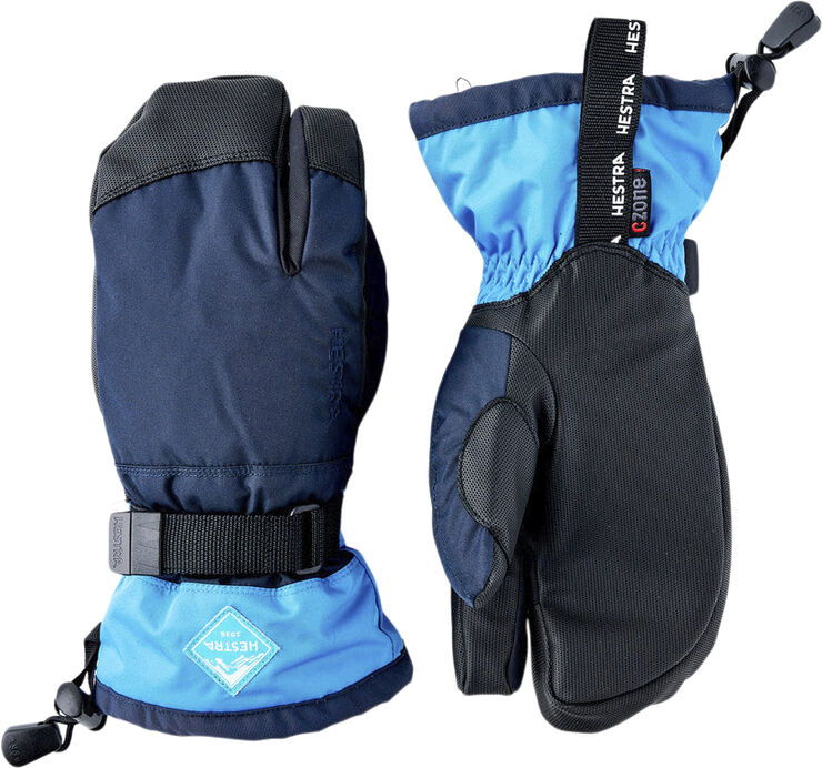 Hestra Gauntlet CZone Jr. 3-Finger skihandsker Blå